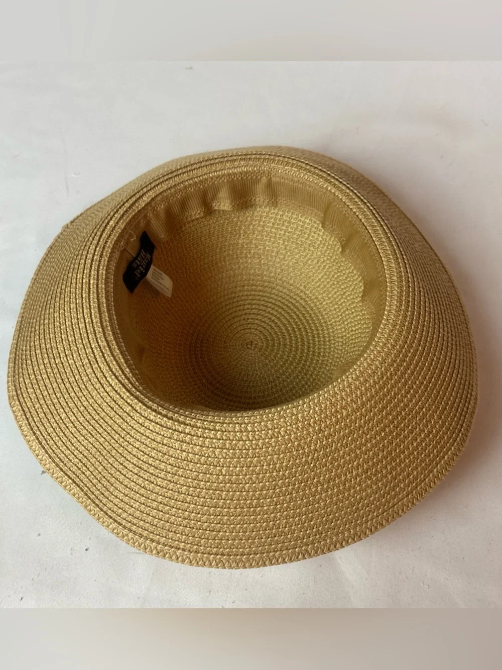Magid Hats Woven Paper Straw Bucket Sun Hat Women’s Natural
